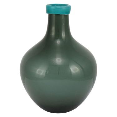 Imagem de CYAN GARRAFA DECORATIVO 29x20x20cm VIDRO VERDE