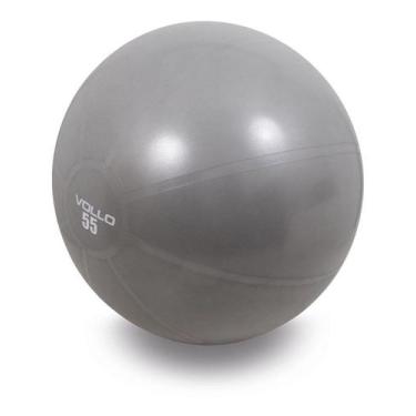 Imagem de Bola De Ginástica  Gym Ball 65 Cm Cinza C/ Bomba - Vollo