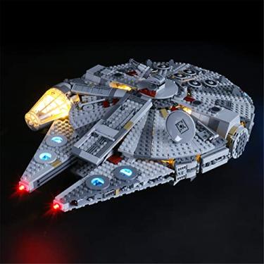 Imagem de YEABRICKS Kit de luzes LED para-75257 Star Wars Millennium modelo falcon de blocos de construção (excluindo o kit de construção)