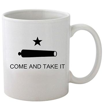 Imagem de Canecas de café engraçadas da Funny Guy Mugs, Texas Come And Take It, 11 Ounce, 1