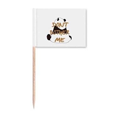 Imagem de Marcadores de palito de dente com recusa negativa de conflito emocional, enfeite de festa