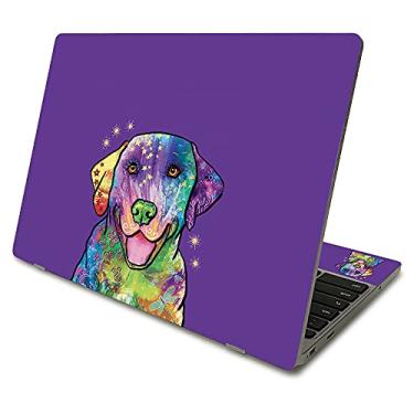Imagem de MIGHTY SKINS Película compatível com Samsung Chromebook 4 (2021) 11,6" - Golden Retriever Rainbow | Capa protetora, durável e exclusiva de vinil | Fácil de aplicar | Feita nos EUA