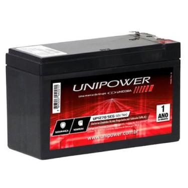 Imagem de Bateria Para Central De Alarme Up1270seg - Powertek / Unipower / Weg
