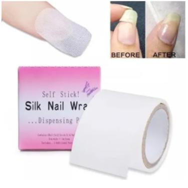 Imagem de Fibra de Seda para Unha Rolo Fibras Adesiva Para Unha de Gel
