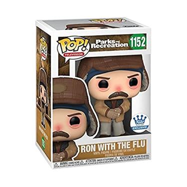 Imagem de POP Funko Ron Swanson vs The Flu Parks and Recreation Exclusive