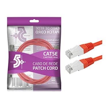 Imagem de Cabo Patch Info - Patch Cord Cat5E Ftp - 2M - Vermelho
