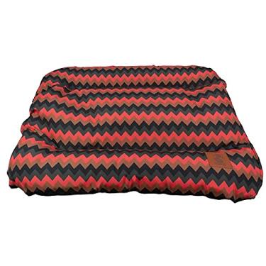 Imagem de Caminha De Cachorro Gato Cama Pet Chevron Rosa - Tamanho G 80x60