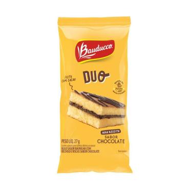 Imagem de Bolinho Duo Chocolate Bauducco 27G