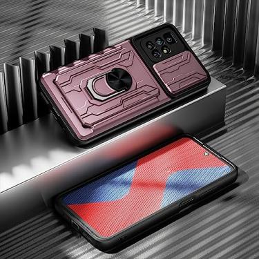 Imagem de Estojo à prova de choque para Redmi 10 Prime 9C 9A Slot de cartão Anel Suporte para câmera Capa de telefone para Redmi Note 10 8 Pro 10T, K4, para Redmi Note 10S