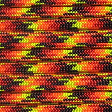 Imagem de PARACORD PLANET 10 20 25 50 100 pés Hanks e 250 1.000 metros Carretéis de corda de paraquedas 550 Tipo III 7 Strand Paracord (Carretel Fireball 250 pés)