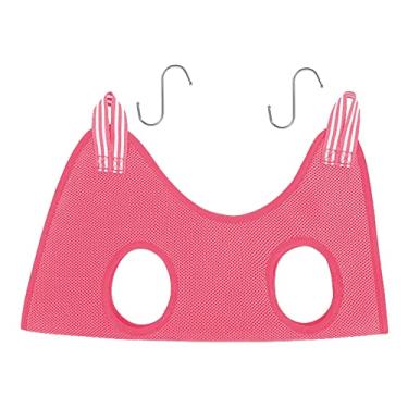 Imagem de Rede macia para com gatos, bolsa de toalha de contenção para cães, camas convenientes para gatinhos para beleza , S rosa