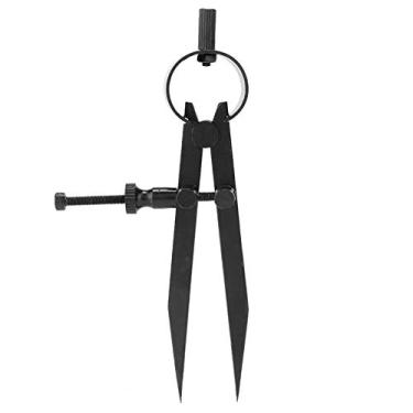 Imagem de QANYEGN Bússola De Desenho, Divisor De Ponta Fina, Pernas Cônicas Quadradas De Joias Para Marcar Centros De Localização E Círculos De Desenho(trumpet)