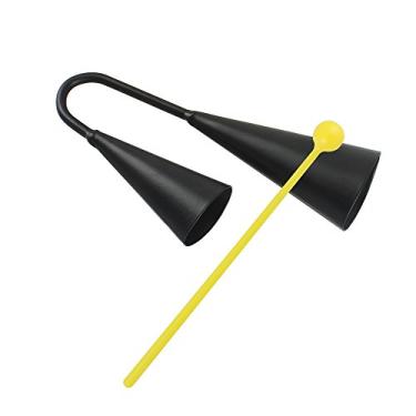 Imagem de SIMBAE metal agogo Dois tons de metal A-go-go Bell Cowbell instrumento de percussão com