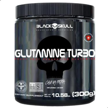 Imagem de GLUTAMINA TURBO HEAVY PURE 300G BLACK SKULL Natural 