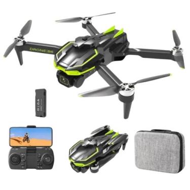 Imagem de Drone B6 Dual Câmera Hd, 5G Wifi Gps, Motor Brushless E 3 Baterias - L