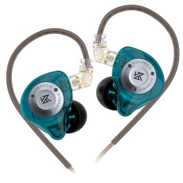 Imagem de KZ EDX PRO X Dynamic Fones de ouvido com fio, monitores intra-auriculares, fones de ouvido graves (verde)