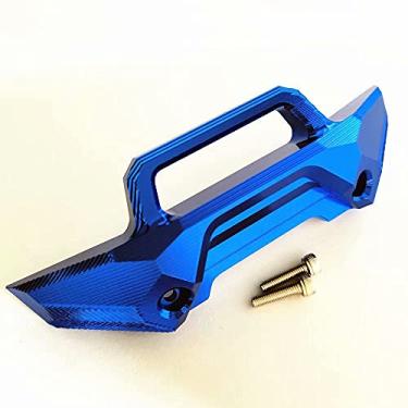 Imagem de Para-choque dianteiro de alumínio azul para Traxxas 1/10 MAXX 8935