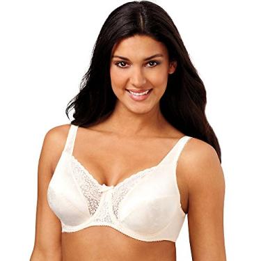 Imagem de Playtex Secrets Love My Curves Sutiã de cobertura total com aro floral com assinatura #4422