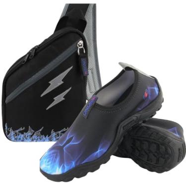 Imagem de Kit Sapatilha Náutica e Mochila Térmica Bono Rock Trilha Bike Cachoeira Caminhada Praia