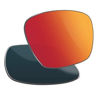 Imagem de Vaep Lentes de reposição polarizadas para óculos de sol Costa Del Mar Hamlin - Vermelho tijolo