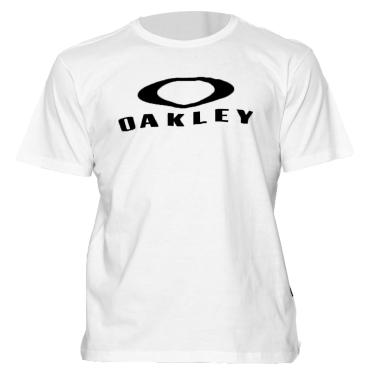 Imagem de Camiseta Oakley Masculina O-Bark SS Tee, Branco, G