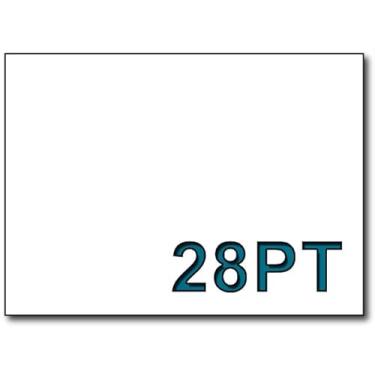 Imagem de Quadro de suporte de 7,5 x 12,7 cm (100 peças) - papelão grosso de 28 PT com núcleo branco sólido - Foto excepcional e suporte de arte/embalagem de produto para 7,6 cm x 12,7 cm