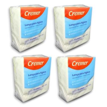 Imagem de Lenço De Banho e Higiene Cremer Pacote Com 200 Unidades (4 Pacotes Com 50 Unidades)