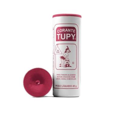 Imagem de Corante Para Tingir Tecidos Roupa Artesanato 45g Tupy (Pink)