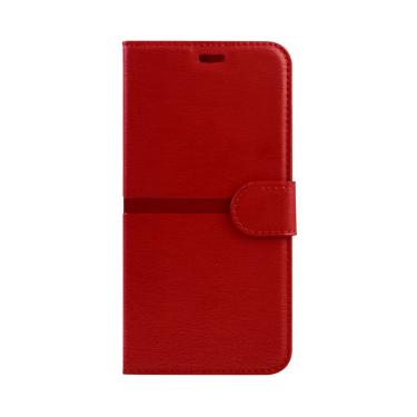 Imagem de Case Capinha Flip Carteira Vermelho Para Moto Edge 50 Fusion Xt2429 6.7