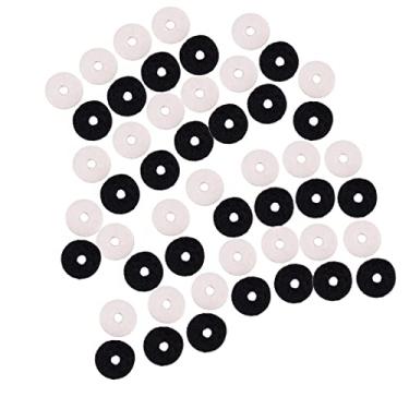 Imagem de Newmind 50 peças de gaxetas de trava de alça de segurança de feltro DIY para guitarra acústica/elétrica