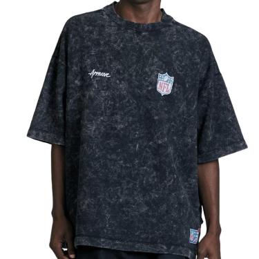 Imagem de Camiseta Huge Approve x NFL Football - Preta-Unissex