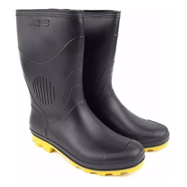 Imagem de Bota Galocha Impermeável Cano Médio Pvc Pega Forte Grendene (43, Amarelo)