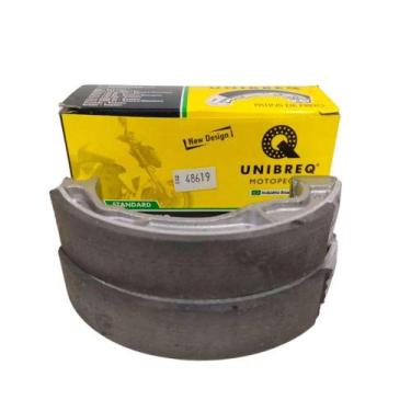 Imagem de Patim Lona de Freio Traseiro Dianteiro Cg 150  Unibreq