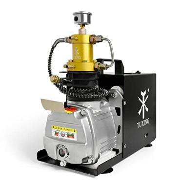 Imagem de TUXING 4500Psi Pcp Compressor de ar elétrico Bomba de alta pressão para rifles de ar tanque de paintball 220V