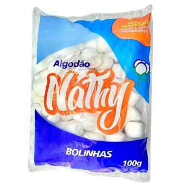 Imagem de Algodão Hidrófilo Bolinha Nathy 100g