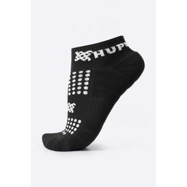 Imagem de Meia para Corrida HUPI Running Pro Preto/Branco - Curta, UNICO