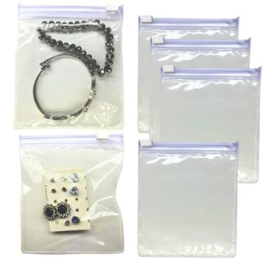 Imagem de Embalagem Multiuso PVC Cristal com Zíper 10x11,5cm Kit 20un - Embalage