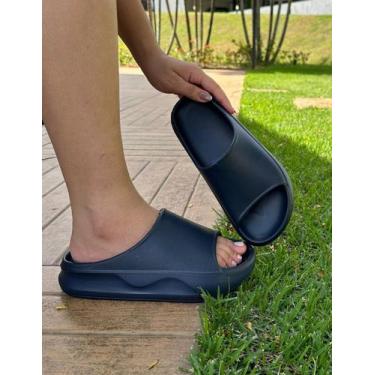 Imagem de Chinelo Feminino Nuvem EVA Confortável - Via Onze, Preto, 36