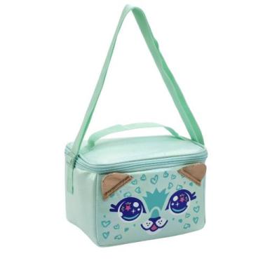 Imagem de Lancheira Térmica Creche Infantil Feminina Metalizada - Seanite, Verde