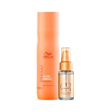 Imagem de Wella Shampoo Nutri Enrich 250ml + Oil Reflections 30ml - Wella Profes
