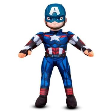 Imagem de Boneco do Capitão América Vingadores Marvel 36 Cm Avengers - Sulameric