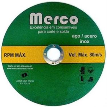 Imagem de Disco Corte Inox 4.1/2 X 1.0mm X 7/8 Merco