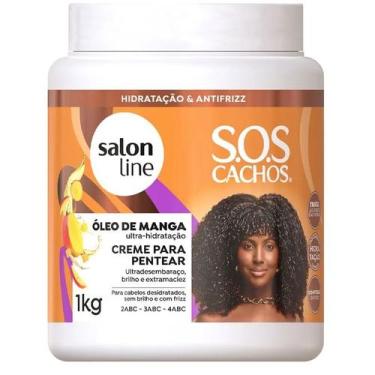 Imagem de Creme pent s line sos 1kg 5 em 1 oleo de coco - SALON LINE