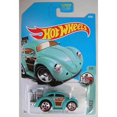 Imagem de Hot Wheels Fusca 2017 Tooned 74/365, Azul, Escala 1:64, Crianças, Unissex