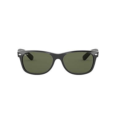 Imagem de Óculos de Sol Ray-Ban Polarizado New Wayfarer 0RB2132 902/58 Tam 55 / Marrom Tartaruga - Lentes Verde
