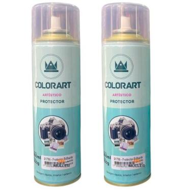 Imagem de 2 Protector Verniz Spray Impermeabilizante Foto Artesanato - Colorart,