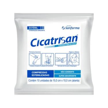 Imagem de Compressa de Gaze - Estéril-Não Aderente 15x15 80 ENVELOPES - Sanfarma