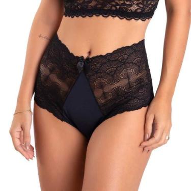 Imagem de Kit 10 Calcinha Plus Size Cintura Alta Atacado Sensual veste Até 52 De