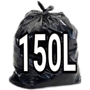 Imagem de Saco De Lixo 150 Litros Super Reforçado 100Un - HIGIPACK