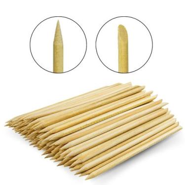 Imagem de Kit 200 Palitos Duas Pontas Fina Chanfro 13 cm Descartáveis - Arte Sed